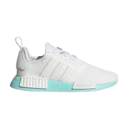 Кроссовки Adidas Wmns NMD_R1 'White Clear Aqua' Sample, белый ef4273 s | cloud white/cloud white/clear aqua