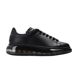 Кроссовки Alexander McQueen Alexander McQueen Wmns Oversized Sneaker 'Clear Sole - Black', черный 611698 whx98 1000 | black