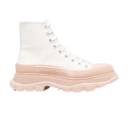 Кроссовки Alexander McQueen Alexander McQueen Wmns Tread Slick Boot 'White Tea Rose', белый 633900 whyk3 9402 | white/tea rose