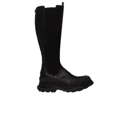 Кроссовки Alexander McQueen Alexander McQueen Wmns Tread Slick Knee High Boot 'Black', черный 707682 whz66 1000 | black/black