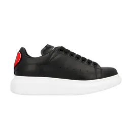 Кроссовки Alexander McQueen Alexander McQueen Wmns Oversized Sneaker 'Heart - Black Red', черный 641859 whz4e 1066 | black/black/red