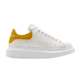 Кроссовки Alexander McQueen Alexander McQueen Wmns Oversized Sneaker 'White Mimosa', белый 621056 whxmt 9718 | white/mimosa
