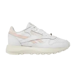 Кроссовки Reebok Wmns Classic Leather SP 'White Posh Pink', белый ig9523 | footwear white/posh pink/chalk