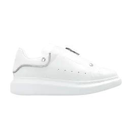 Кроссовки Alexander McQueen Alexander McQueen Wmns Oversized Sneaker 'Zipper Tooth - White', белый 766896 wiee1 9071 | white/silver