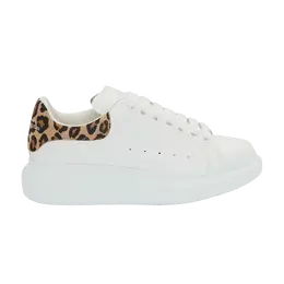 Кроссовки Alexander McQueen Alexander McQueen Wmns Oversized Sneaker 'White Leopard', белый 650787 whz4t 9316 | white/brown
