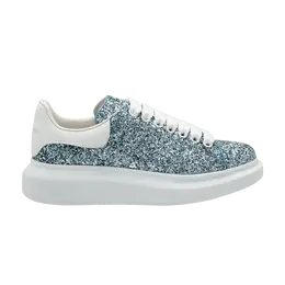 Кроссовки Alexander McQueen Alexander McQueen Wmns Oversized Sneaker 'Galaxy Glitter', синий 558944 w4ey5 4668 | galaxy glitter/larry/metallic