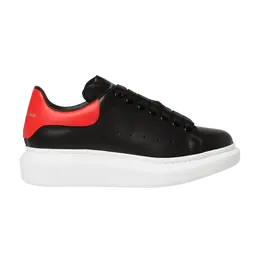 Кроссовки Alexander McQueen Alexander McQueen Wmns Oversized Sneaker 'Black Dark Coral', черный 553770 whgp5 1498 | black/dark coral
