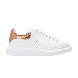 Кроссовки Alexander McQueen Alexander McQueen Wmns Oversized Sneaker 'White Bronze Gold', белый 553770 whybq 9053 | white/bronze gold
