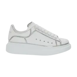 Кроссовки Alexander McQueen Alexander McQueen Wmns Oversized Sneaker 'White Silver Holo', белый 708750 wibnv 9989 | white/silver holo