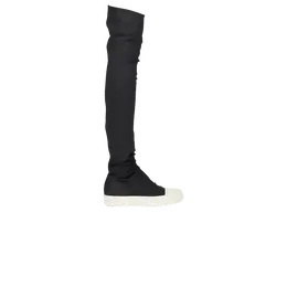 Кроссовки Rick Owens Rick Owens Wmns DRKSHDW High Sock Sneaks 'Black Wax', черный ds02d2812 sbw 9911 | black wax/milk/milk
