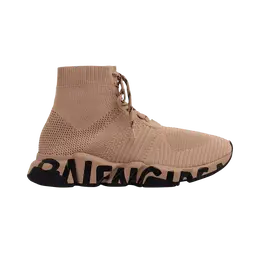 Кроссовки Balenciaga Balenciaga Wmns Speed Lace Up Trainer 'Midsole Graffiti - Nude', коричневый 617220 w2db7 9710 | nude/nude/black