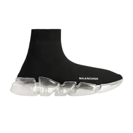 Кроссовки Balenciaga Balenciaga Wmns Speed 2.0 Sneaker 'Full Clear Sole - Black White', черный 617196 w2dc4 1090 | black