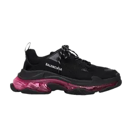 Кроссовки Balenciaga Balenciaga Wmns Triple S 'Clear Sole - Black Pink Neon', черный 544351 w2fr1 1053 | black/pink neon