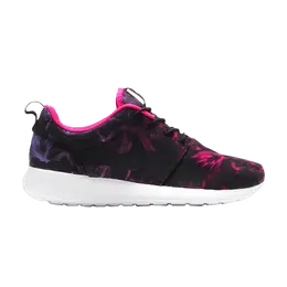 Кроссовки Nike Wmns Roshe Run Print 'Nagoya Marathon 2014', черный 599432 006 | black/black/vivid pink/atomic violet
