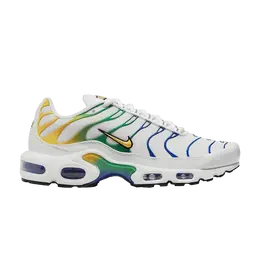 Кроссовки Nike Wmns Air Max Plus 'Brazil', белый dz3671 101 | white/black/hyper royal/citron pulse