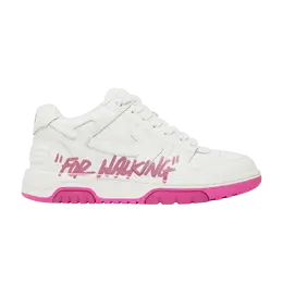 Кроссовки Off-White Off-White Wmns Out of Office 'For Walking - White Fuchsia', белый owia259f22lea002 0132 | white/fuchsia