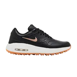 Кроссовки Nike Wmns Air Max 1 Golf 'Black Gum', черный aq0865 002 | black/summit white/gum medium brown/metallic red bronze