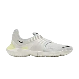 Кроссовки Nike Wmns Free RN Flyknit 3.0 'Pure Platinum', белый aq5708 004 | pure platinum/luminous green/black