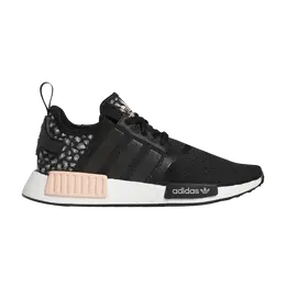 Кроссовки Adidas Wmns NMD_R1 'Black Leopard', черный fz1017 | core black/core black/glow pink