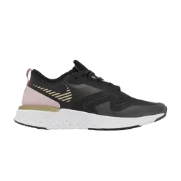 Кроссовки Nike Wmns Odyssey React 2 Shield 'Black Metallic Gold', черный cu3000 071 | black/metallic gold/white
