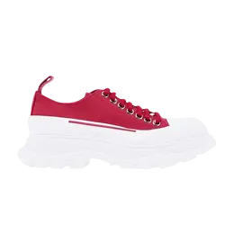 Кроссовки Alexander McQueen Alexander McQueen Wmns Tread Slick Lace Up 'Red White', красный 697072 w4u31 5542 | red/white