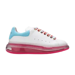 Кроссовки Alexander McQueen Alexander McQueen Wmns Oversized Sneaker 'White Pink', белый 612744 wia4g 9323 | white/pink/light blue