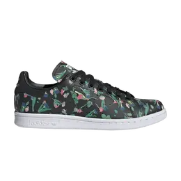 Кроссовки Adidas Wmns Stan Smith 'Floral', черный ee4893 | core black/footwear white/black