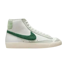 Кроссовки Nike Wmns Blazer Mid '77 'Chenille Swoosh - White Gorge Green', белый dx8959 100 | summit white/light silver/honeydew/gorge green