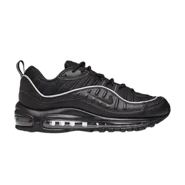 Кроссовки Nike Wmns Air Max 98 'Black', черный ah6799 004 | black/black/off noir