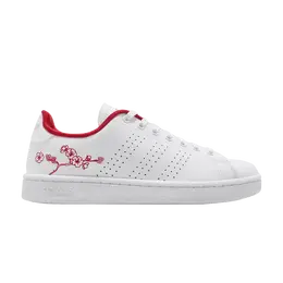 Кроссовки Adidas Wmns Advantage 'Floral', белый ee6643 | footwear white/footwear white/silver mint