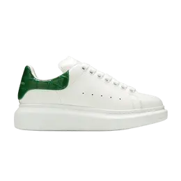 Кроссовки Alexander McQueen Alexander McQueen Wmns Oversized Sneaker 'White Chrome Green', белый 553770 wiaf8 9409 | white/chrome green