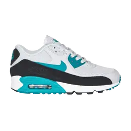 Кроссовки Nike Wmns Air Max 90 Essential 'Pure Platinum Radiant Emerald', белый 616730 017 | pure platinum/radiant emerald/black/summit white