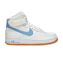 Кроссовки Nike Wmns Air Force 1 High 'White Light Blue Gum', белый 334031 114 | summit white/light blue/white