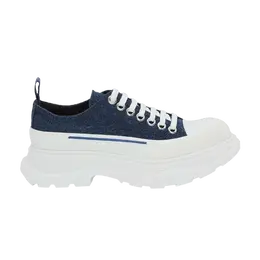 Кроссовки Alexander McQueen Alexander McQueen Wmns Tread Slick Lace Up 'Indigo', синий 611705 w4pd1 4177 | indigo/white