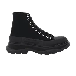 Кроссовки Alexander McQueen Alexander McQueen Wmns Tread Slick Boots 'Triple Black', черный 611706 w4l32 1000 | black/black/black