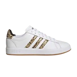 Кроссовки Adidas Wmns Grand Court 2.0 'Leopard', белый gw7124 | cloud white/cloud white/core black