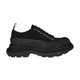 Кроссовки Alexander McQueen Alexander McQueen Wmns Tread Slick Lace Up 'Triple Black', черный 611705 w4l32 1000 | black/black/black