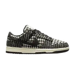 Кроссовки Nike Harris Tweed x Wmns Dunk Low 'White Black Multi', черный hq5036 901 | multi-color