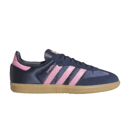 Кроссовки Adidas Wmns Samba 'Night Indigo Mauve Satin', синий jq3643 | night indigo/wonder mauve/night indigo