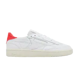 Кроссовки Reebok Wmns Club C 85 Vintage '40th Anniversary Pack - White Energy Red', белый 100209058 | white/chalk/energy red