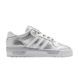 Кроссовки Adidas Wmns Rivalry Low 'Silver Metallic', серебряный ee5930 | silver metallic/grey one/footwear white