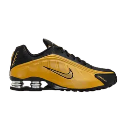 Кроссовки Nike Wmns Shox R4 'Black Metallic Gold', золотой ar3565 005 | black/metallic gold/metallic silver