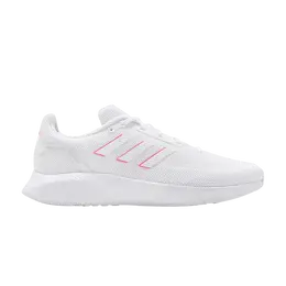 Кроссовки Adidas Wmns Runfalcon 2.0 'White Screaming Pink', белый fy9623 | cloud white/cloud white/screaming pink