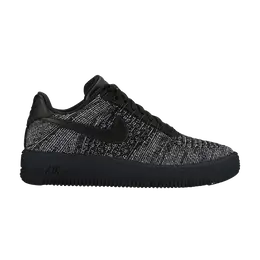 Кроссовки Nike Wmns Air Force 1 Flyknit Low 'Black', черный 820256 007 | black/black-white