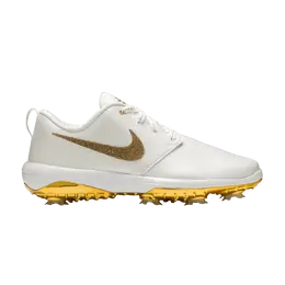 Кроссовки Nike Swarovski x Wmns Roshe Golf 'Gold', белый bv0659 111 | summit white/white/metallic gold