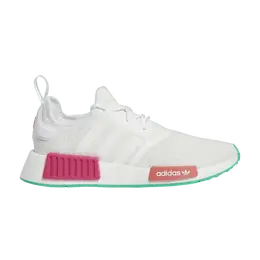 Кроссовки Adidas Wmns NMD_R1 'White Magenta Green', белый gz4964 | cloud white/hi-res green/real magenta