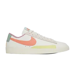 Кроссовки Nike Wmns Blazer Low LE 'Pastel', кремовый dj0035 161 | sail/bright crimson/coconut milk/pearl orange/light lemon green/cargo khaki