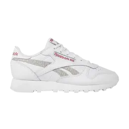 Кроссовки Reebok Wmns Classic Leather 'White Sedona Rose', белый ig9470 | footwear white/footwear white/sedona rose