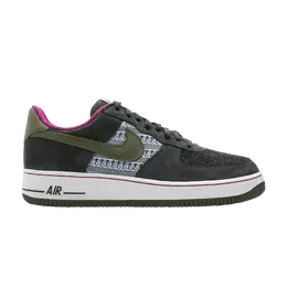 Кроссовки Nike Wmns Air Force 1 Premium 'Nordic Pack', серый 308038 431 | aluminum/army olive-dk charcoal