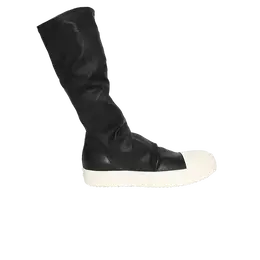 Кроссовки Rick Owens Rick Owens Wmns Porterville Stocking Sneaks 'Black Milk', черный rp02d3895 ls 911 | black/milk/milk
